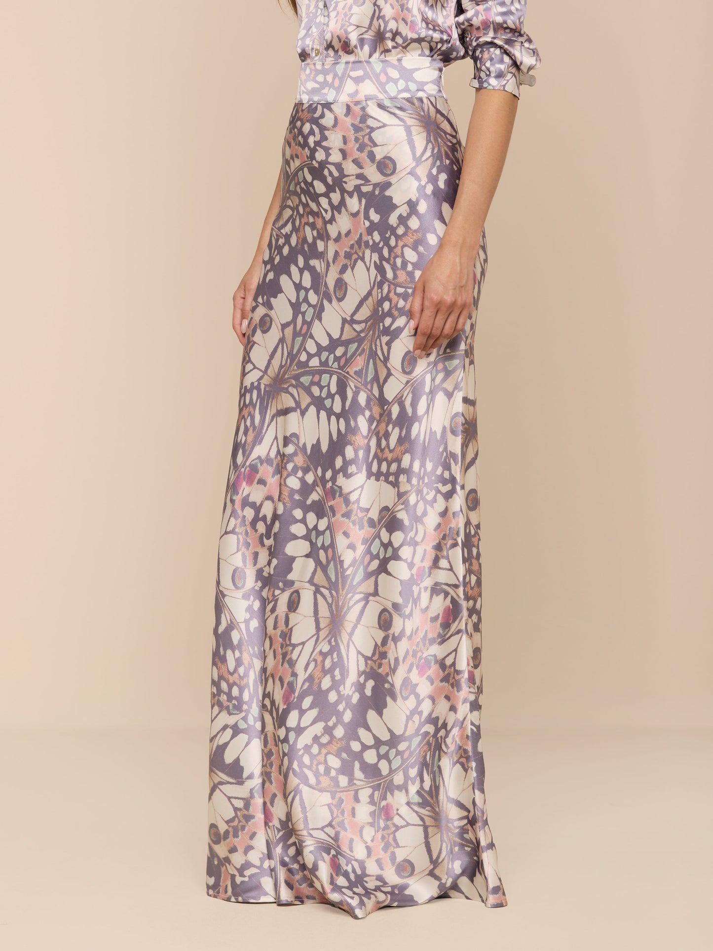 Ryker Silk Maxi Skirt