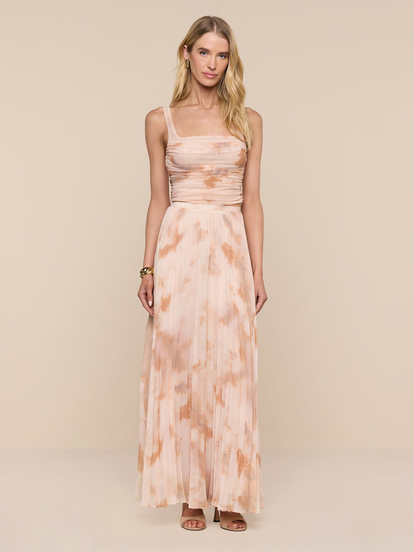 Torin Pleated Maxi Skirt