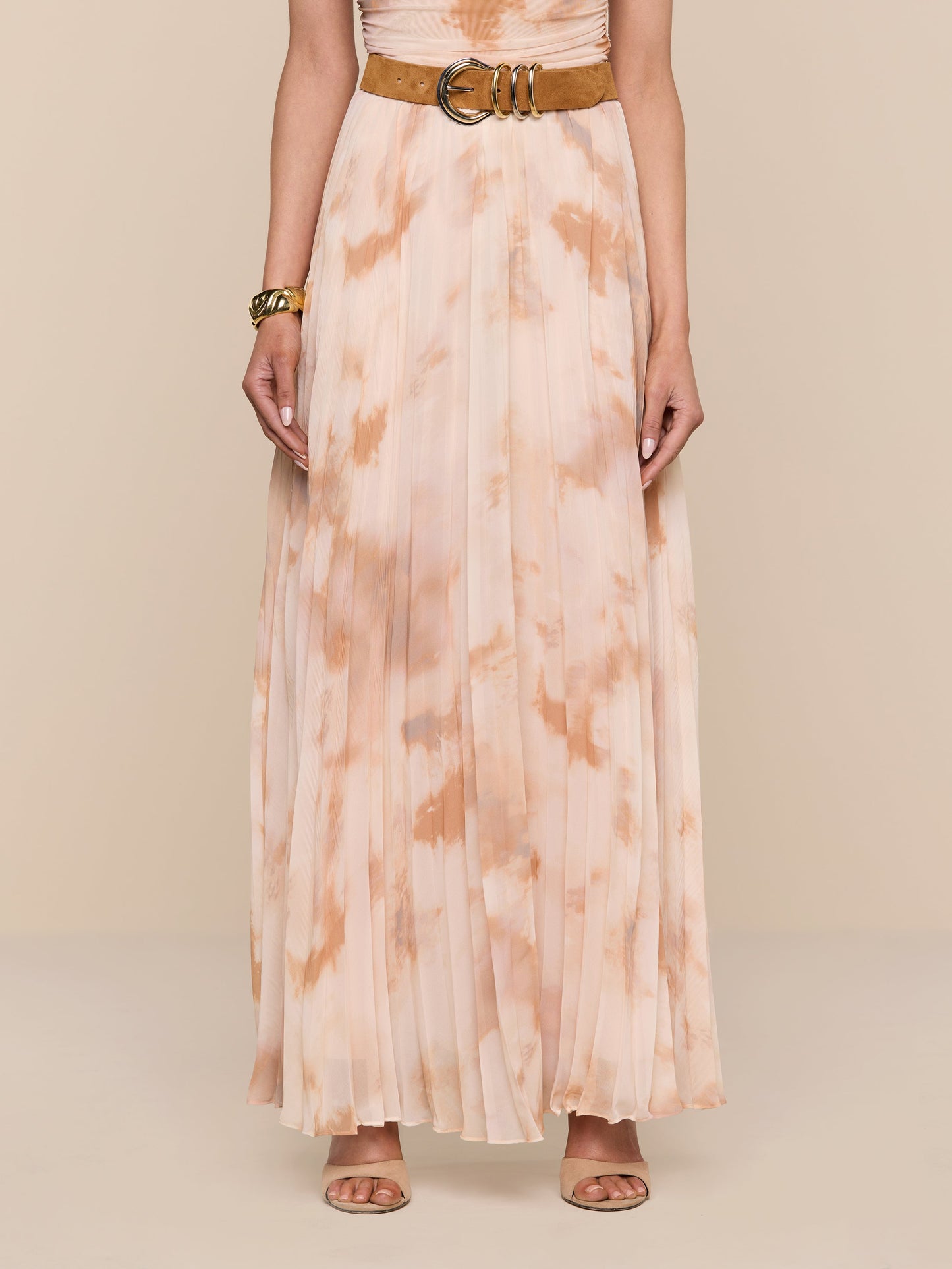 Torin Pleated Maxi Skirt