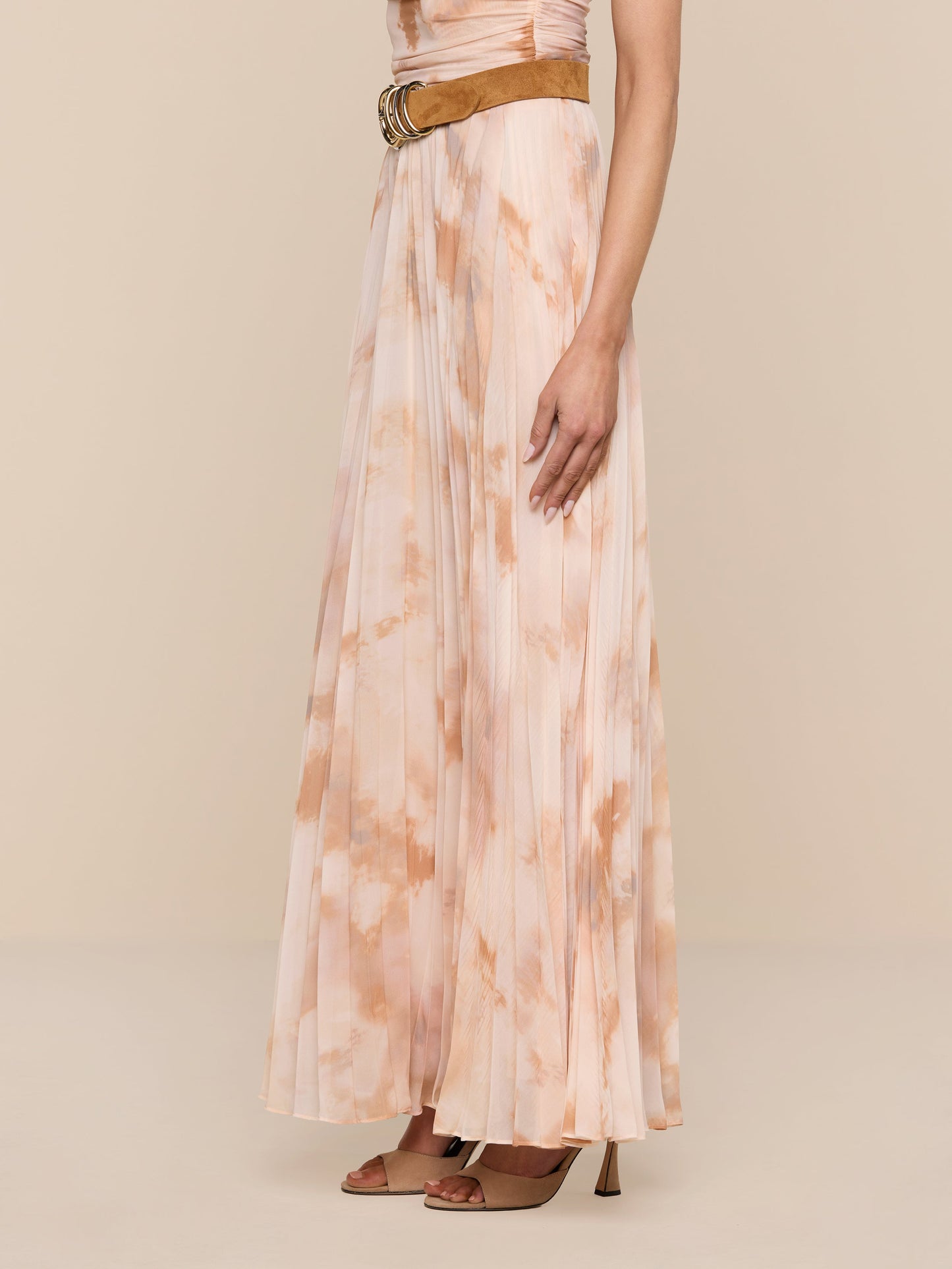 Torin Pleated Maxi Skirt