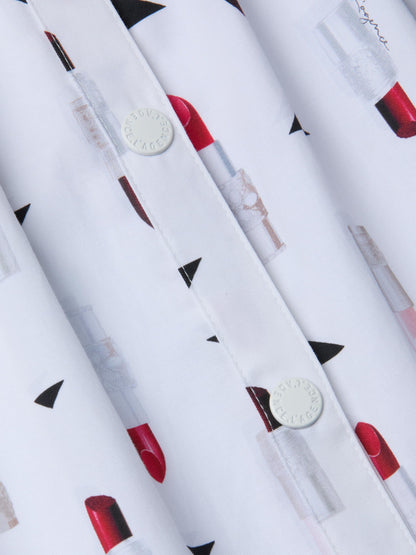 Seina Poplin Midi Skirt