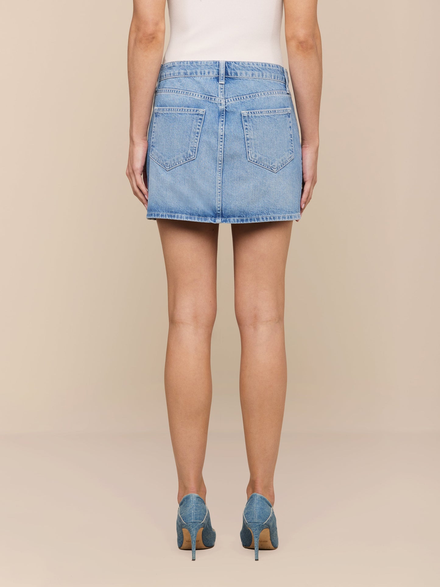 Solene Jean Mini Skirt