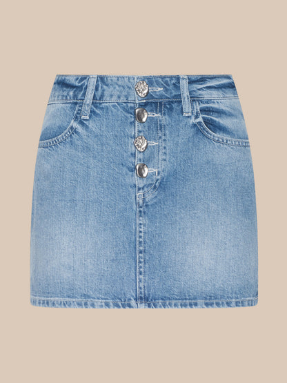 Solene Jean Mini Skirt