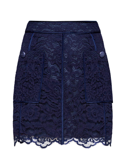Riven Lace Mini Skirt