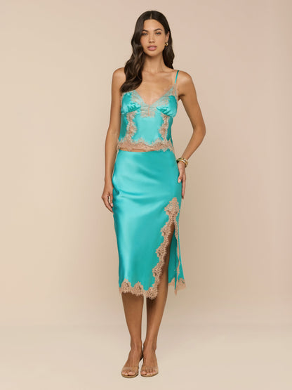 Tico Silk Lace Skirt