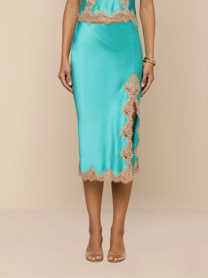Tico Silk Lace Skirt