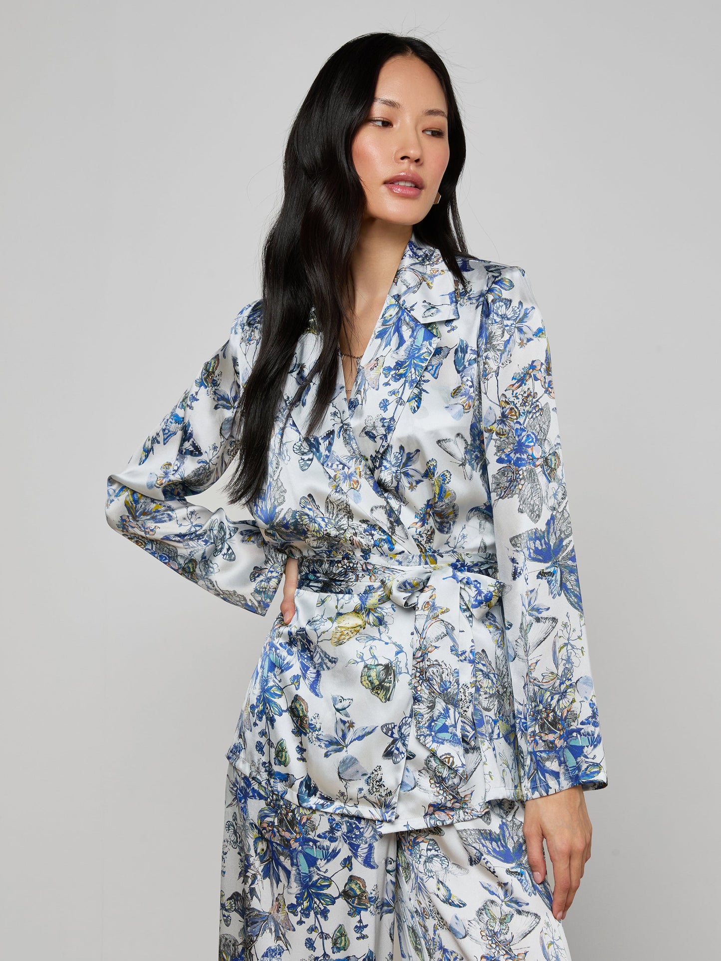 Ciara Silk Robe Top