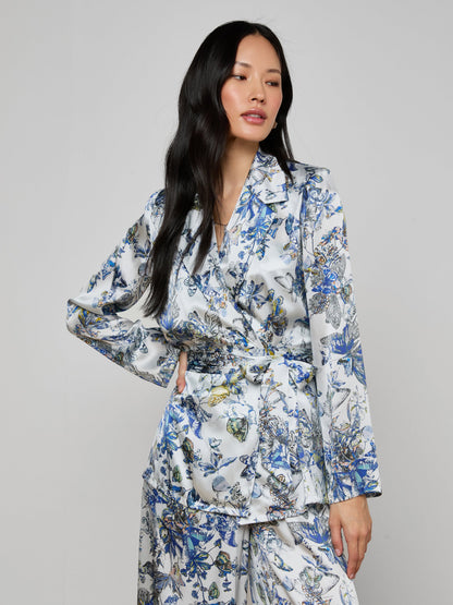 Ciara Silk Robe Top