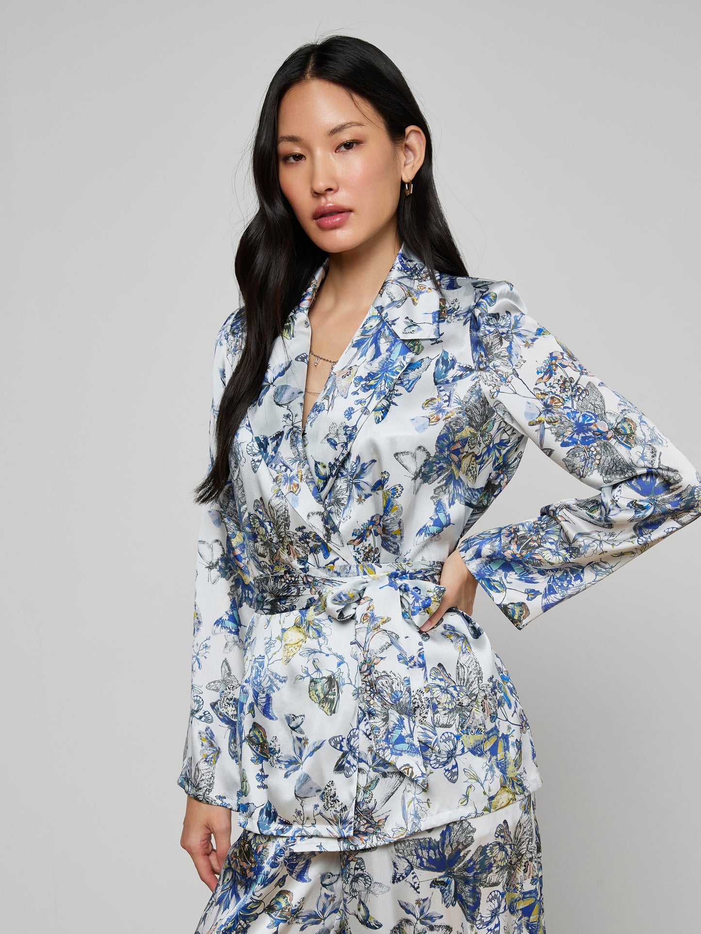 Ciara Silk Robe Top