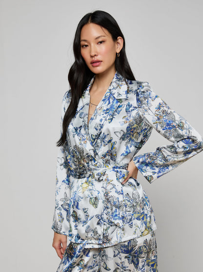 Ciara Silk Robe Top