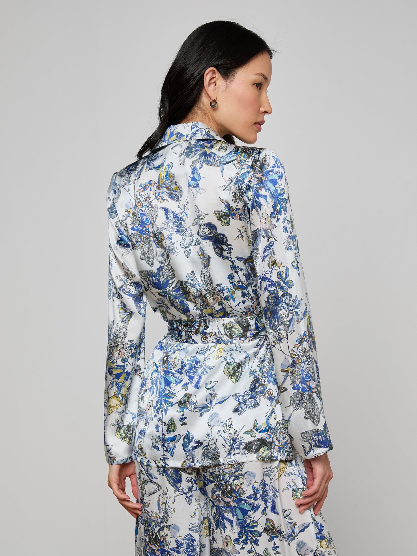 Ciara Silk Robe Top