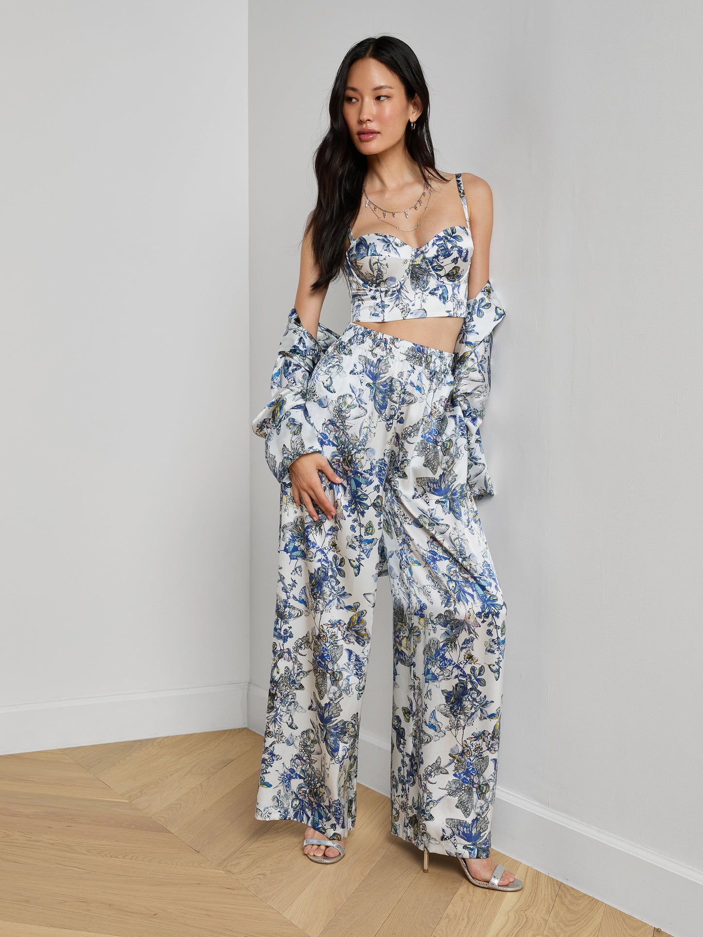 Ciara Silk Robe Top