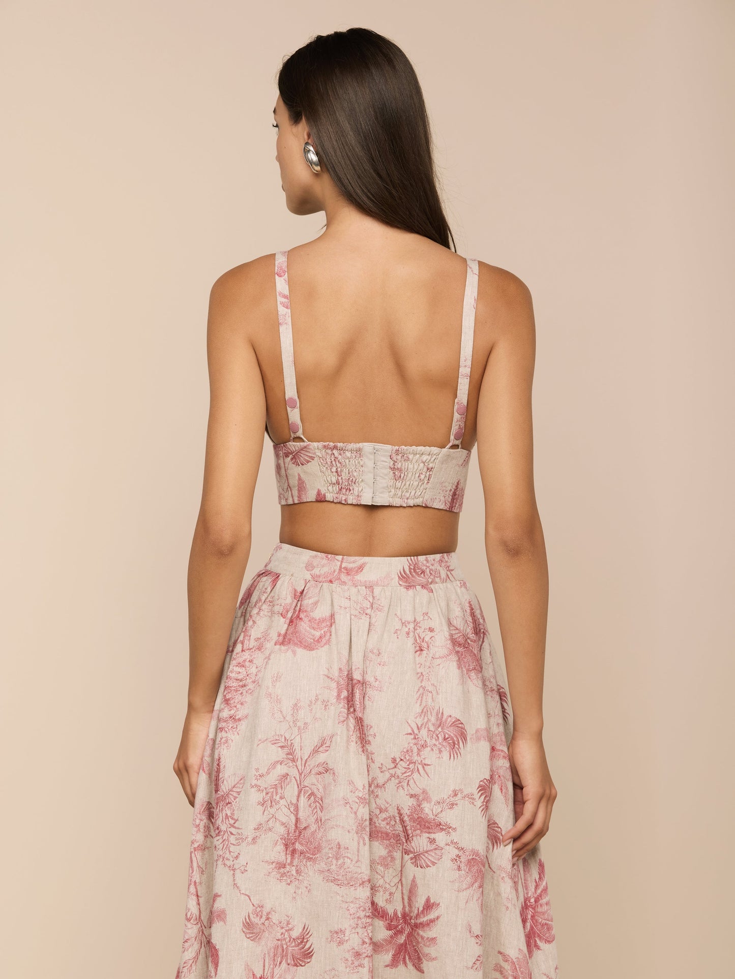 Kaori Linen Bralette Top