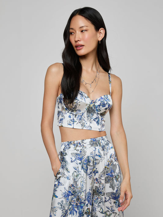 Sonya Silk Bustier