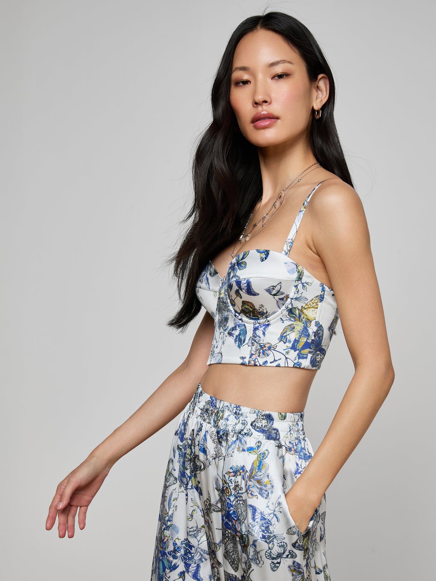 Sonya Silk Bustier