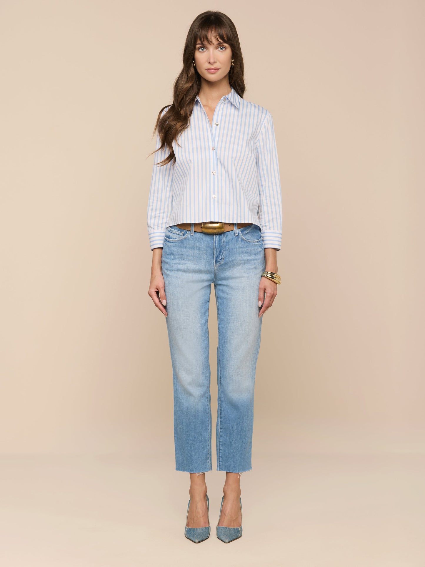 Fawn Beach Print Shirt