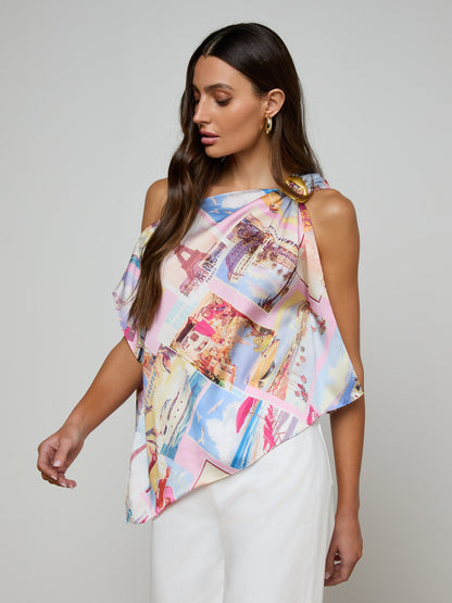 Driselle Scarf Top