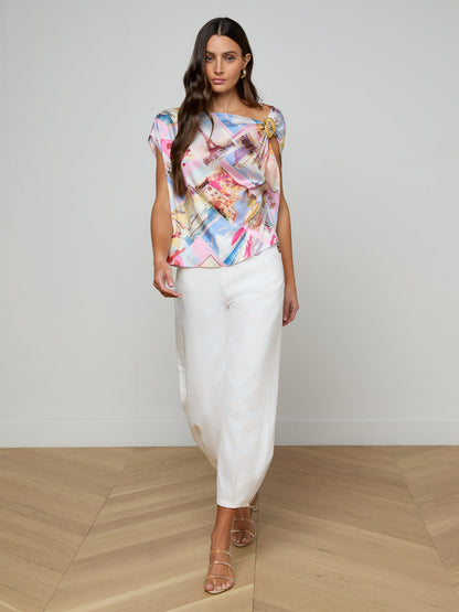 Driselle Scarf Top