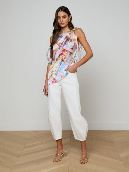 Driselle Scarf Top