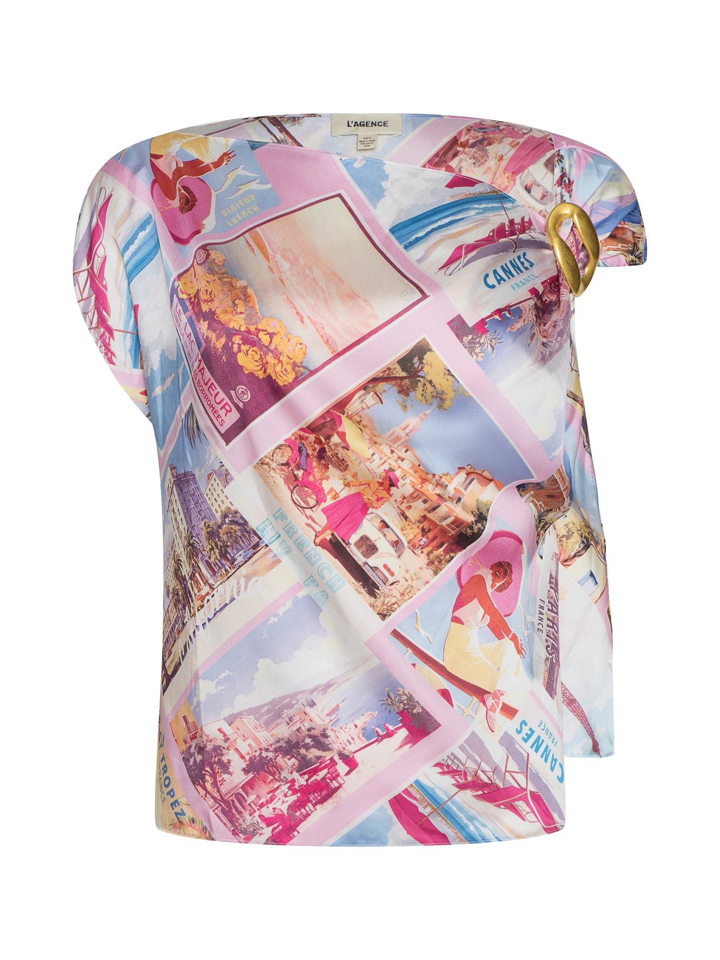 Driselle Scarf Top