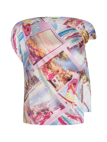 Driselle Scarf Top