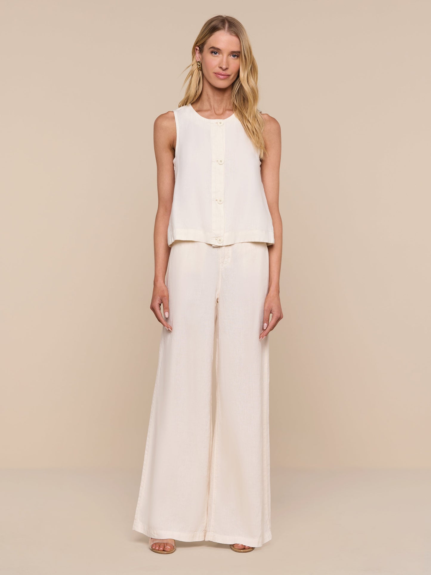 Foster Linen Top