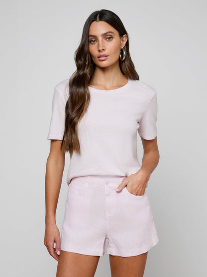 Stormy Cropped Cotton Tee