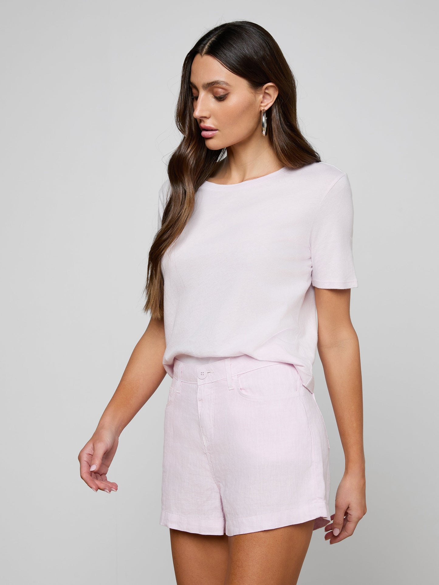 Stormy Cropped Cotton Tee