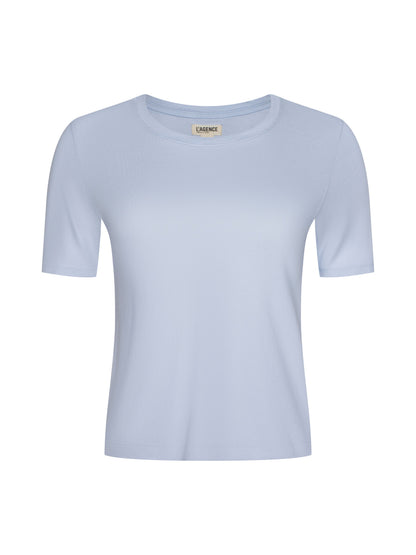 Stormy Cropped Cotton Tee