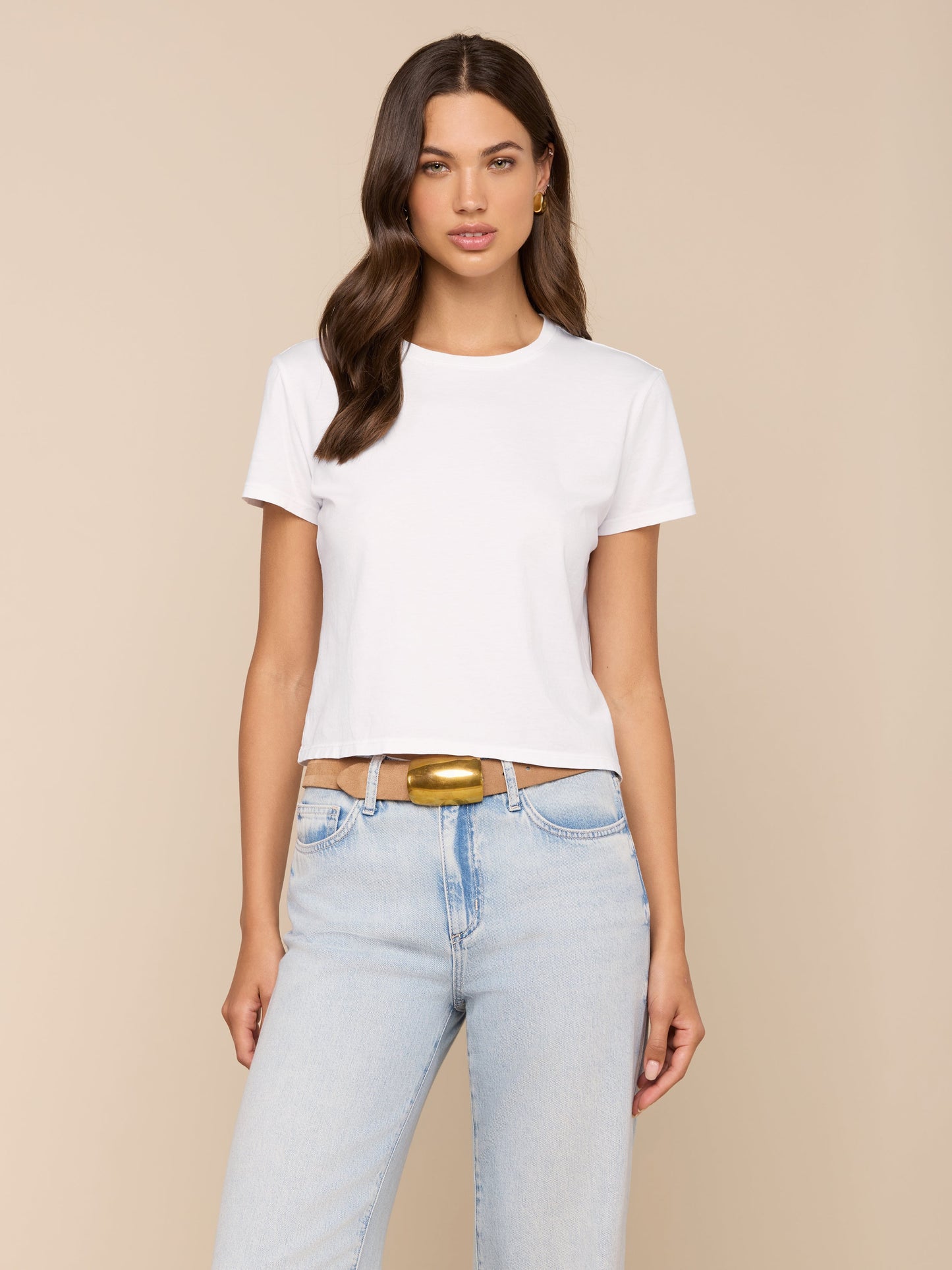 Aileen Cotton Crewneck Tee