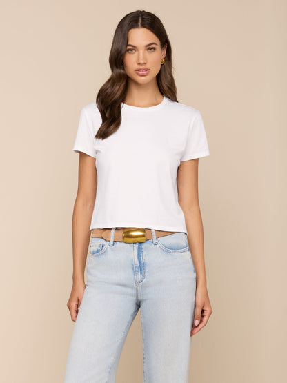 Aileen Cotton Crewneck Tee