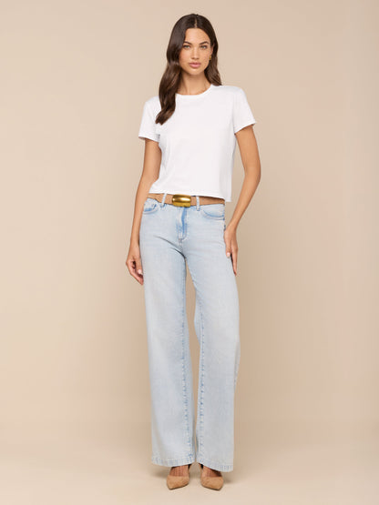Aileen Cotton Crewneck Tee