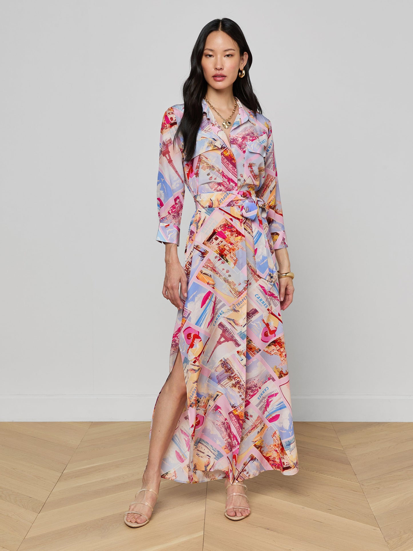 Cameron Silk Shirt Dress