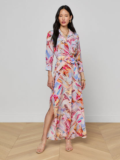 Cameron Silk Shirt Dress