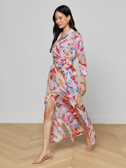 Cameron Silk Shirt Dress