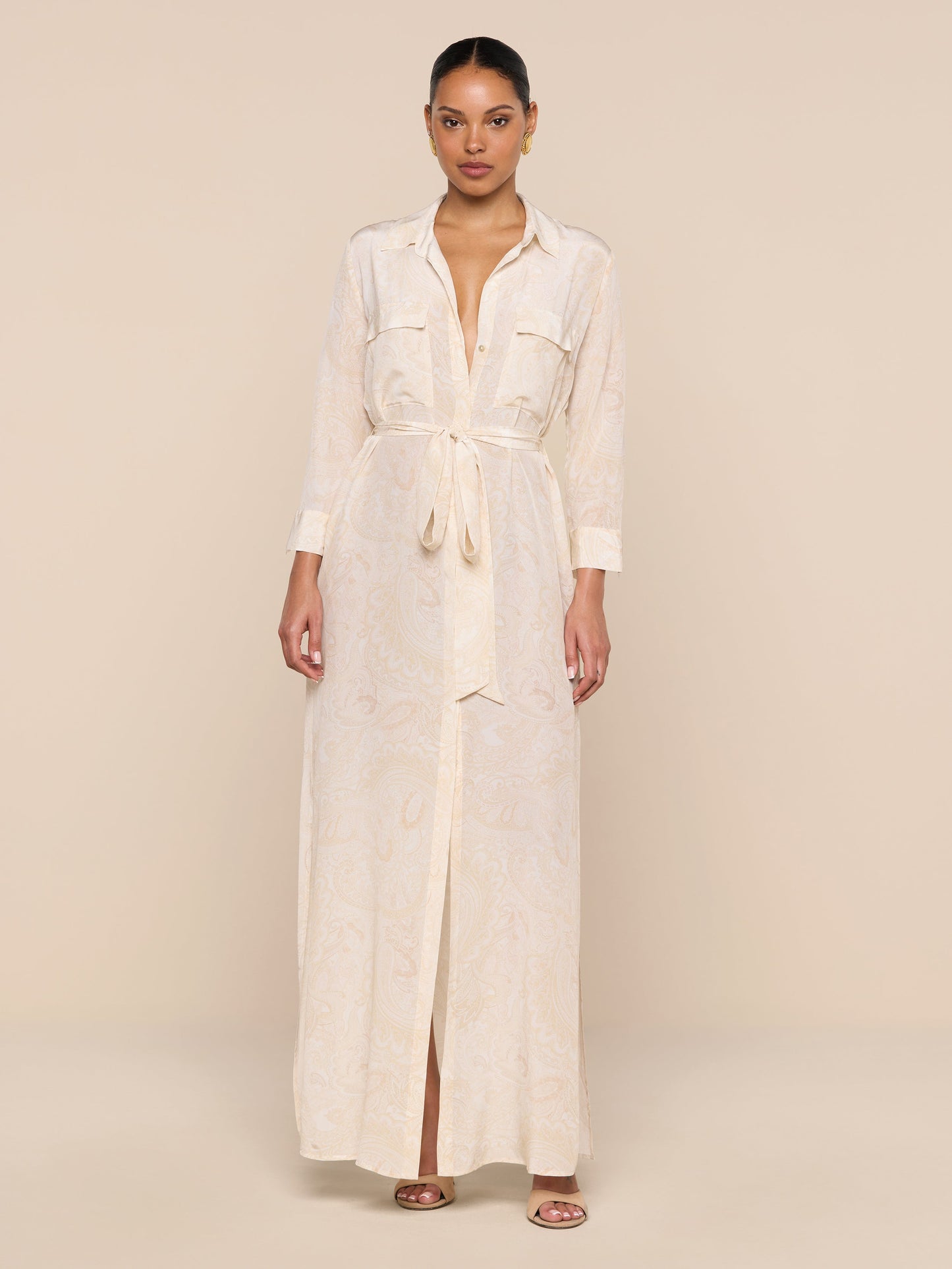 Cameron Silk Shirt Dress