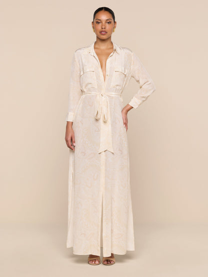 Cameron Silk Shirt Dress