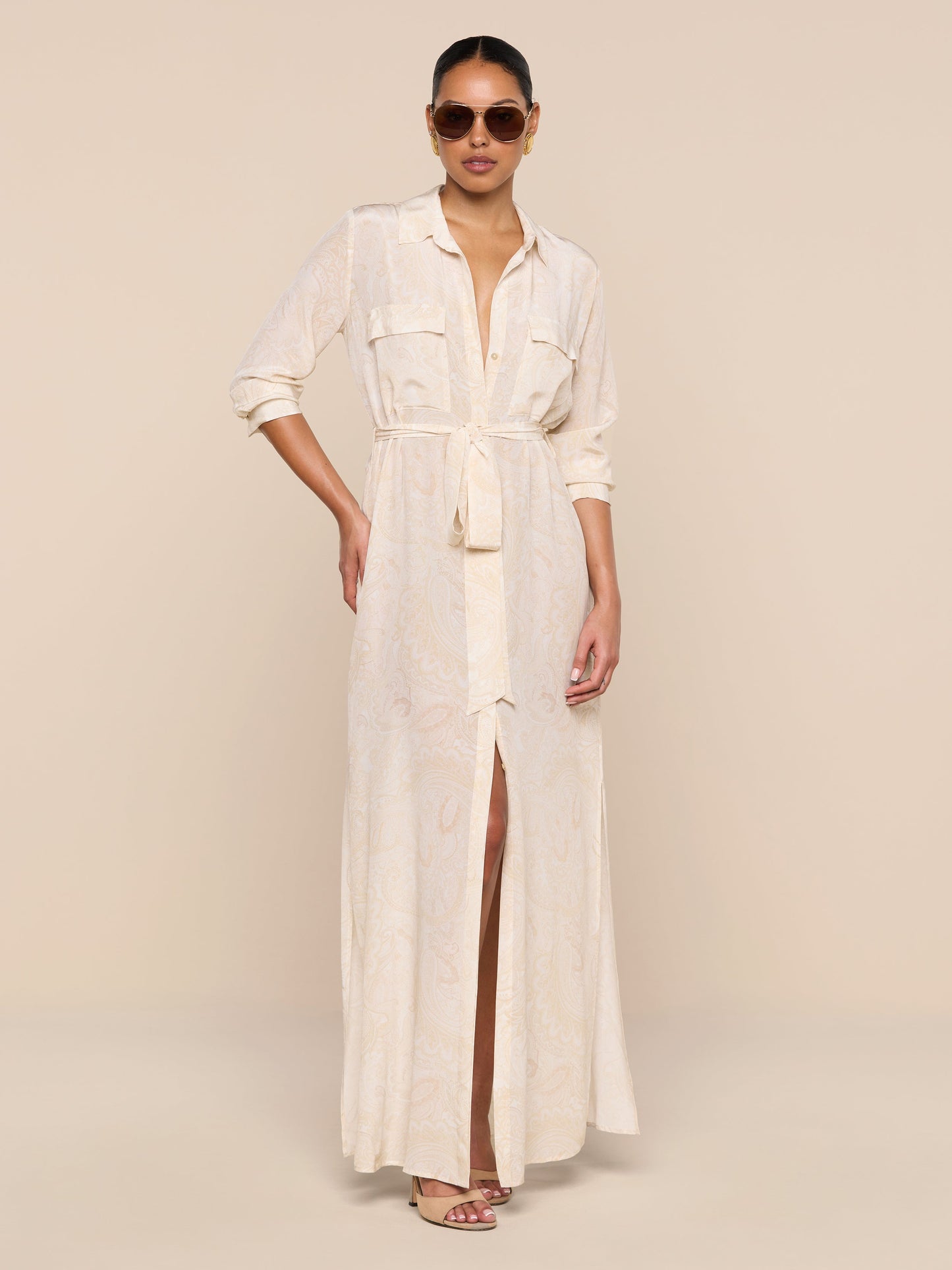Cameron Silk Shirt Dress