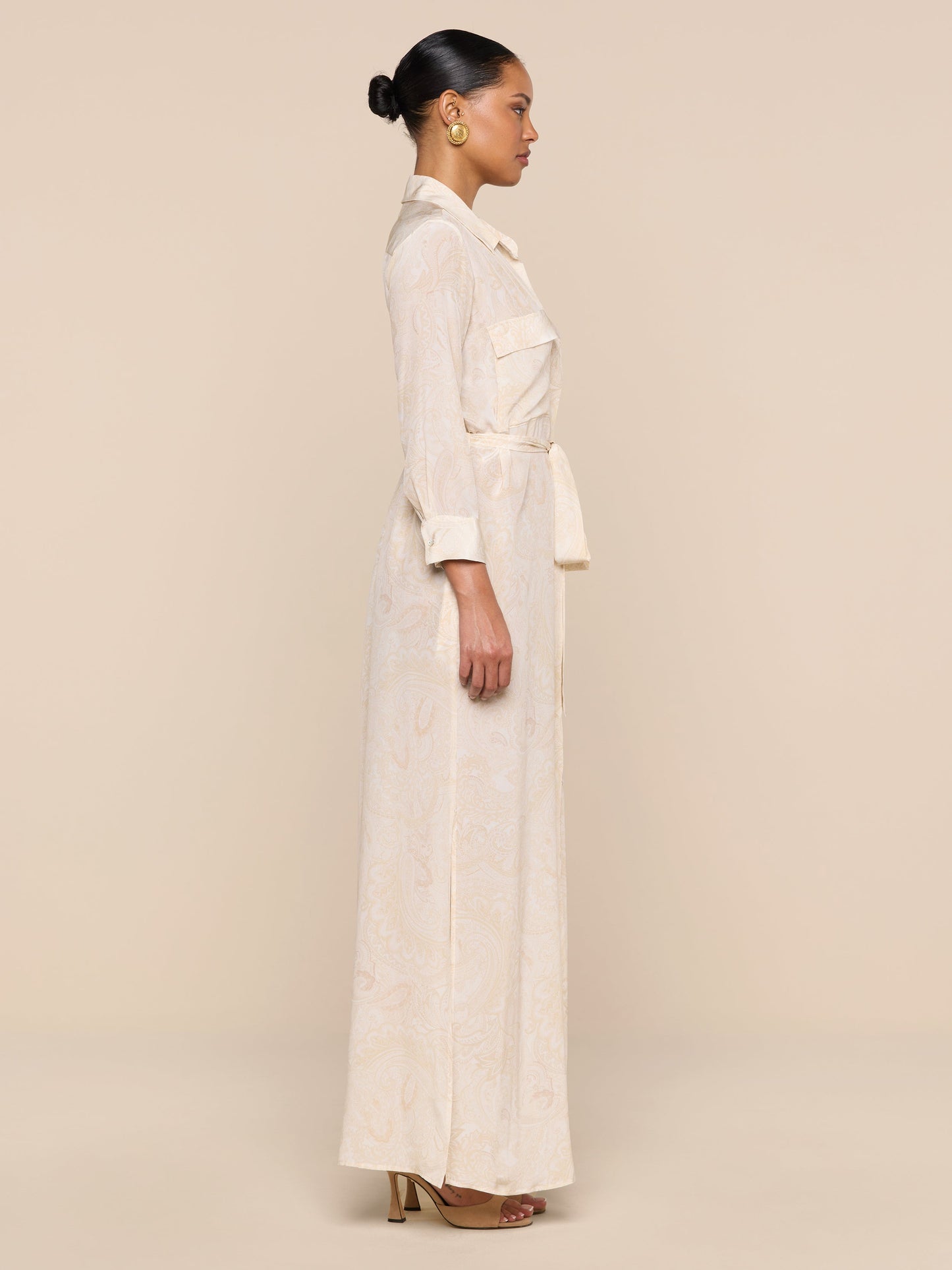 Cameron Silk Shirt Dress