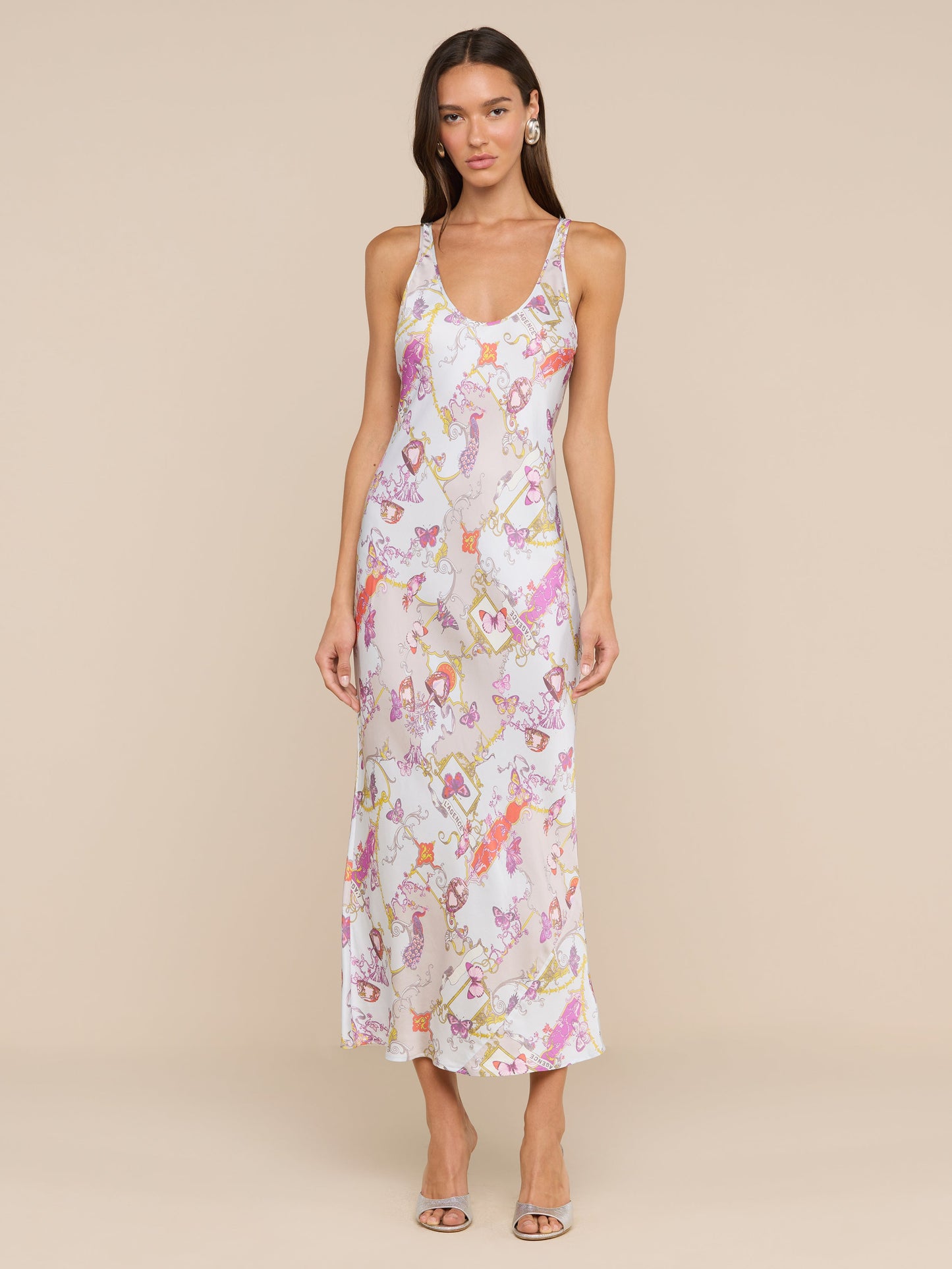 Akiya Satin Maxi Dress
