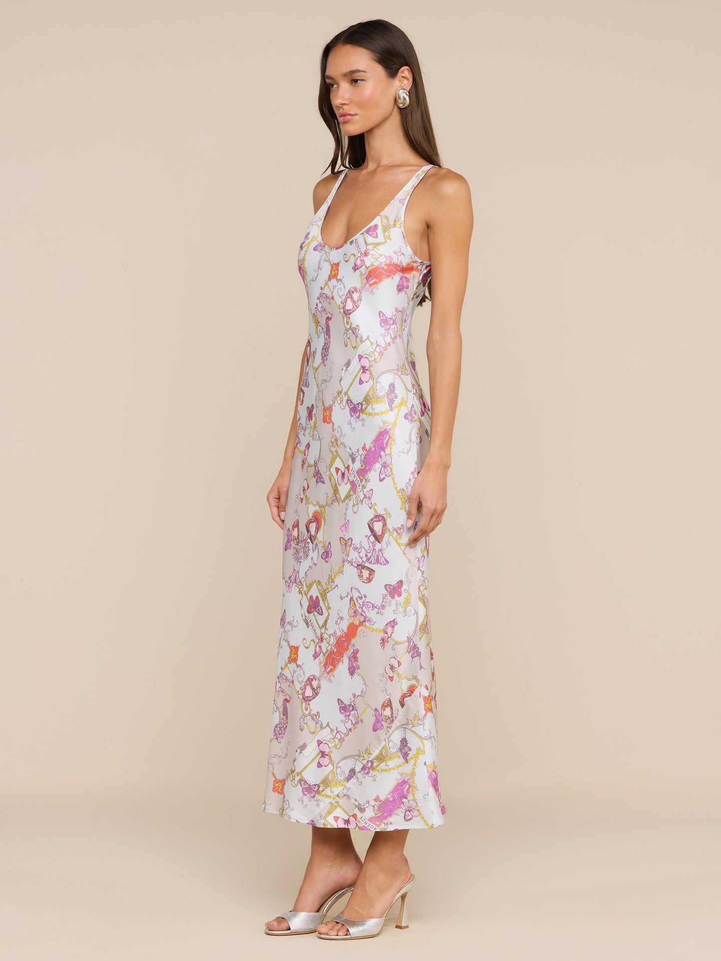 Akiya Satin Maxi Dress