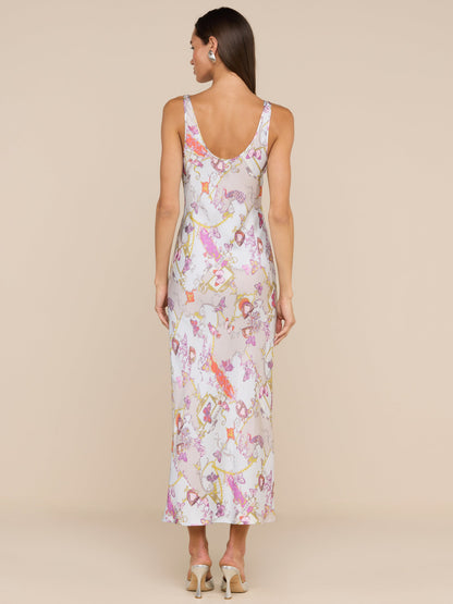 Akiya Satin Maxi Dress