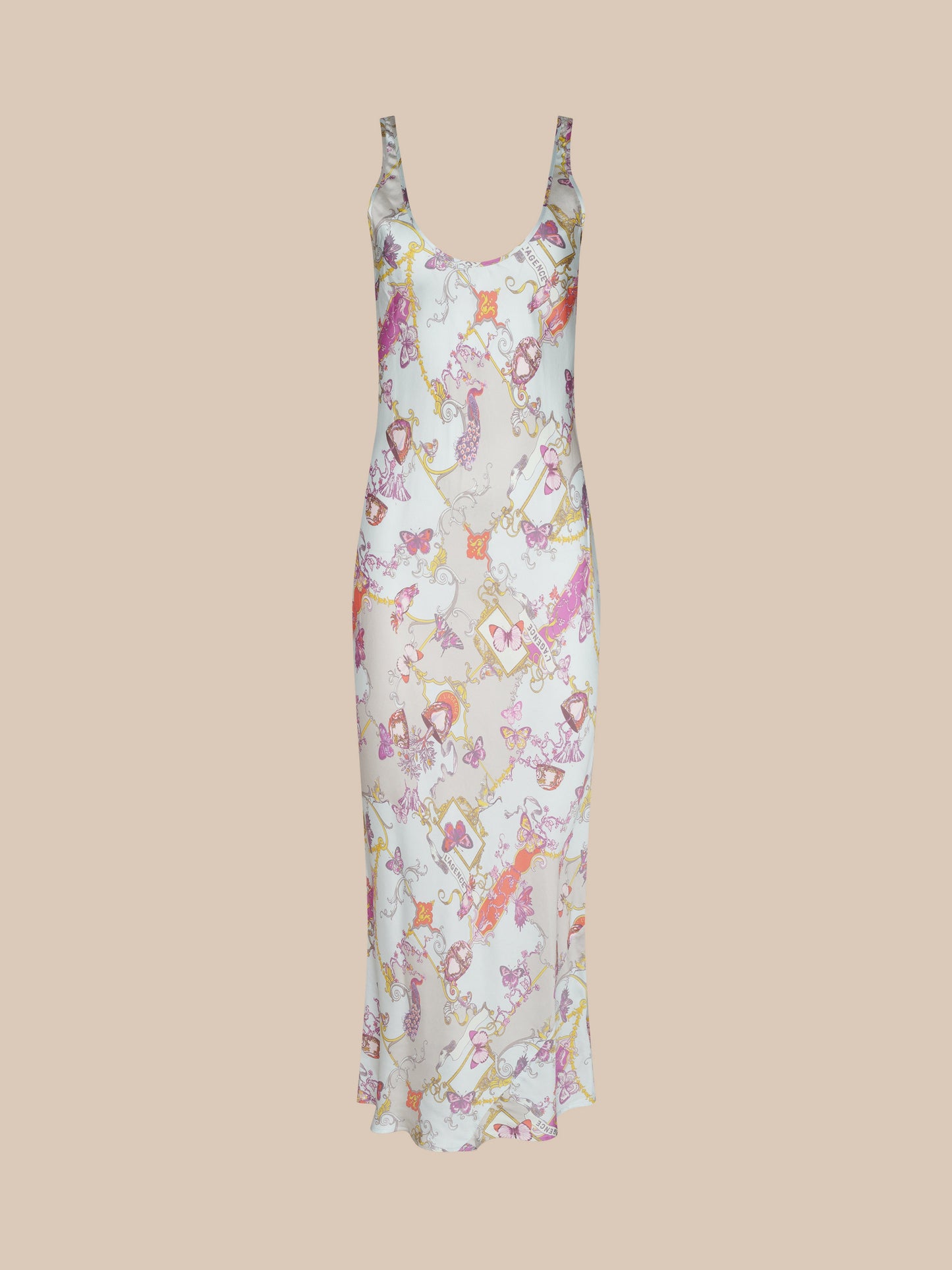 Akiya Satin Maxi Dress