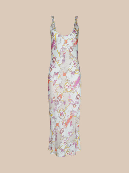 Akiya Satin Maxi Dress