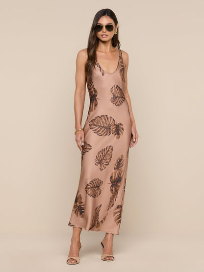 Akiya Satin Maxi Dress