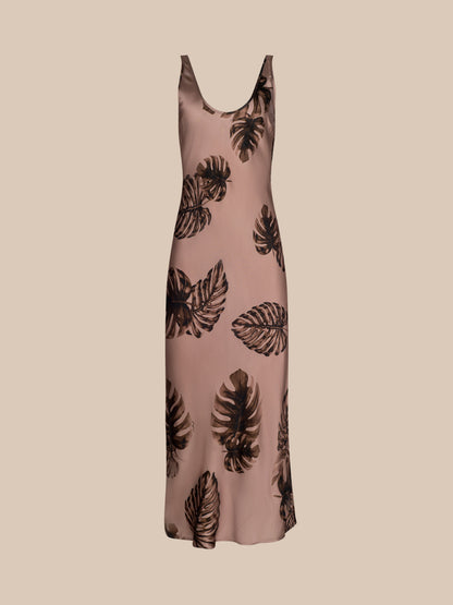 Akiya Satin Maxi Dress