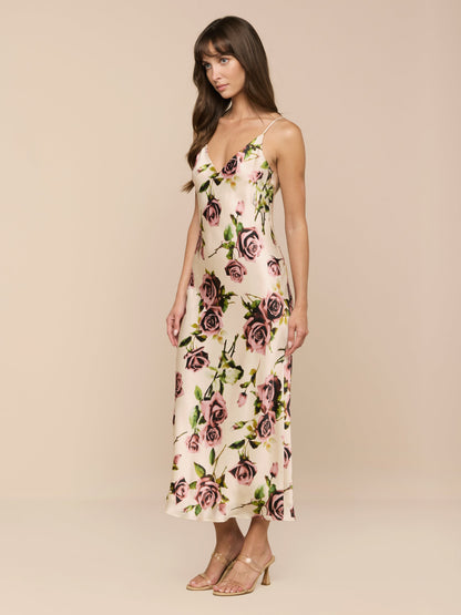 Seridie Silk Slip Dress