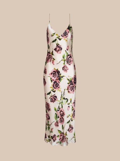 Seridie Silk Slip Dress