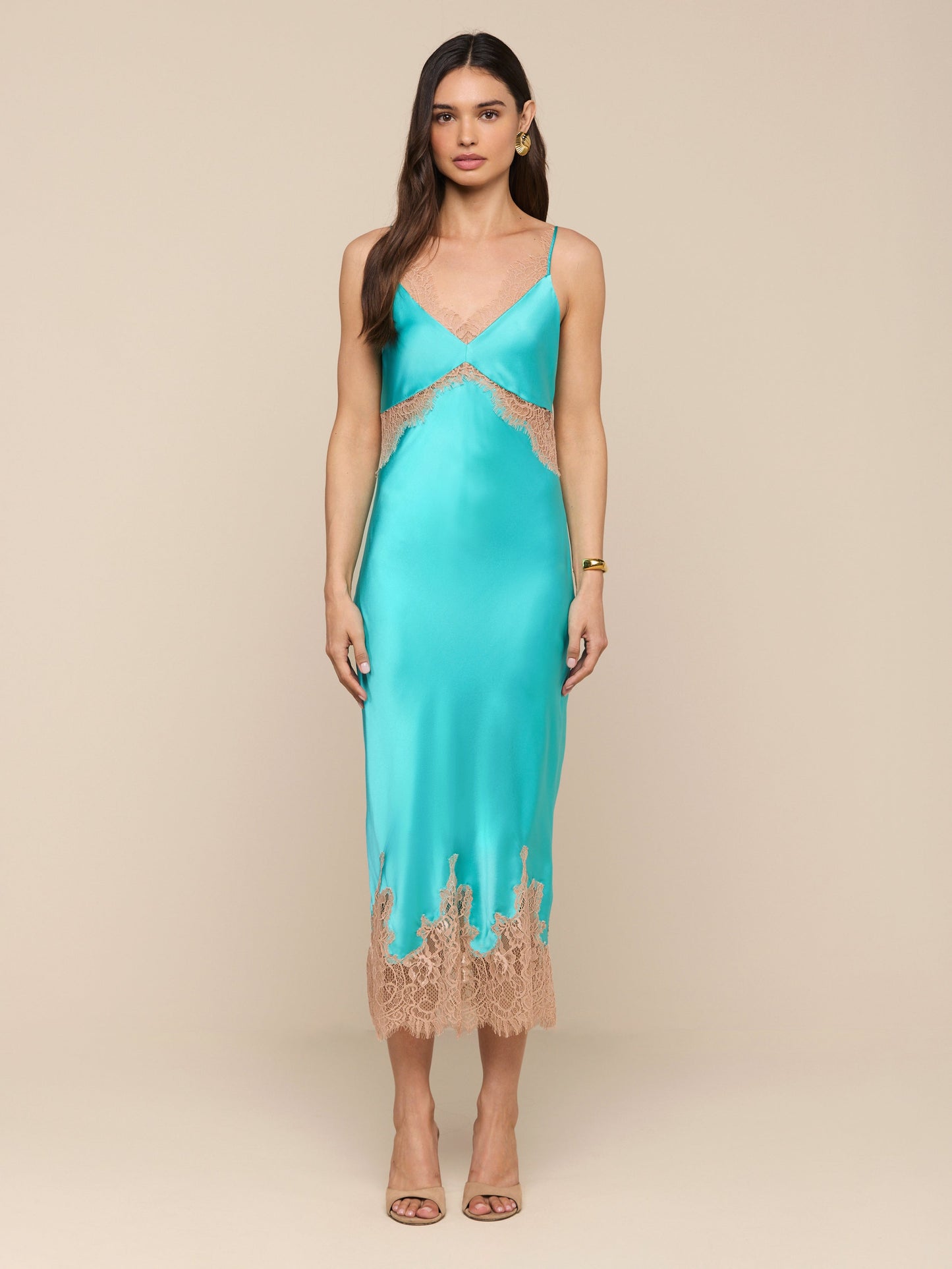 Scotly Silk Lace Dress