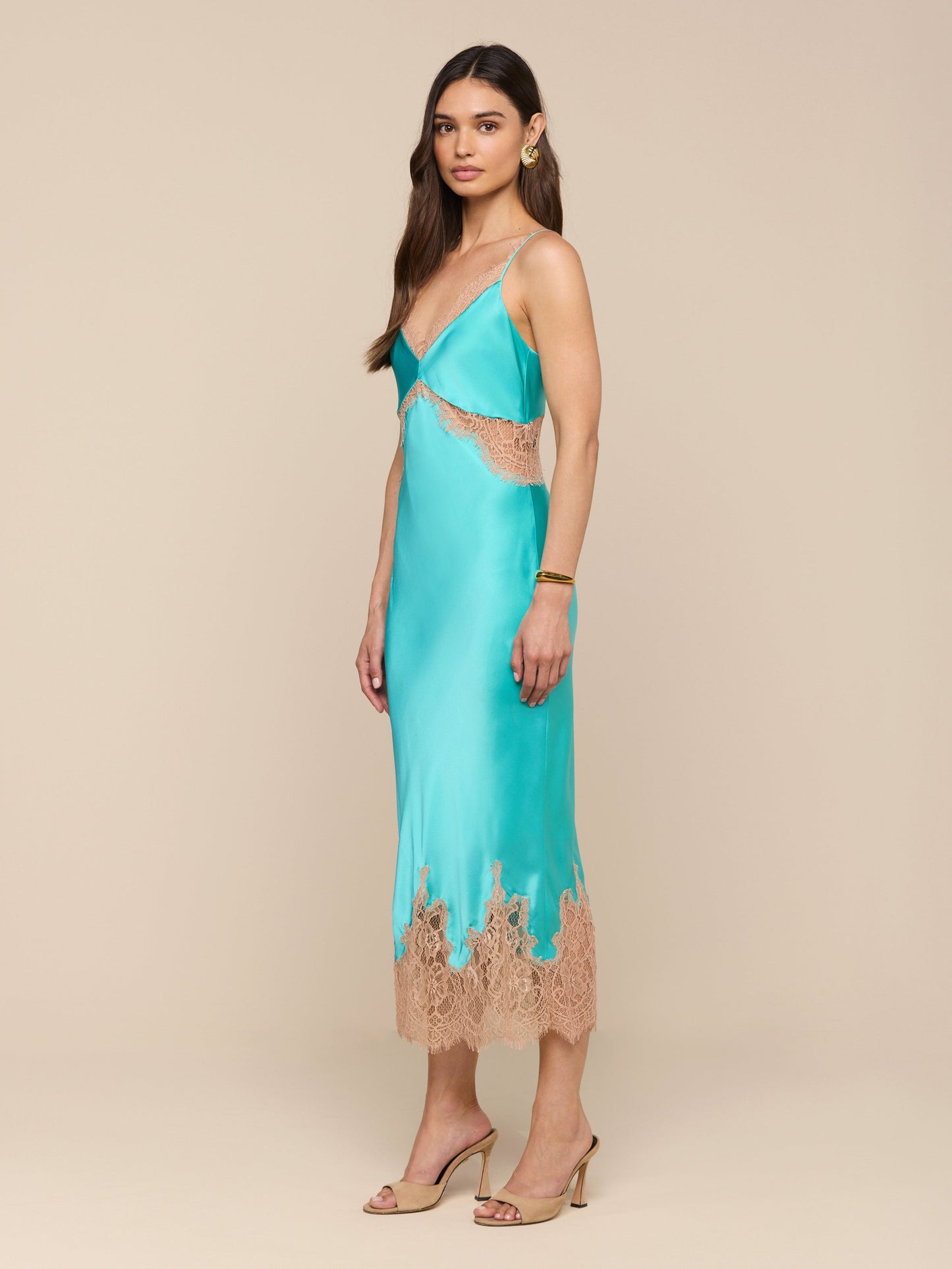 Scotly Silk Lace Dress